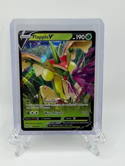 Pokemon TCG Flapple V Sword & Shield - Battle Styles 018/163 Holo Ultra Rare - Image 1