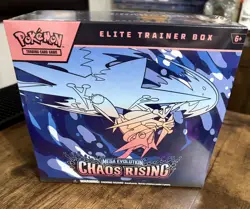Pokemon Chaos Rising Elite Trainer Box Factory Sealed ETB - Image 1