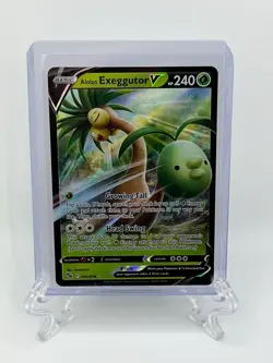 Pokemon TCG Alolan Exeggutor V Pokemon Go 005/078 Holo Ultra Rare - Image 1