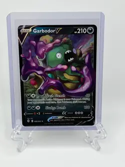 Pokemon TCG Garbodor V Evolving Skies 100/203 Holo Ultra Rare - Image 1