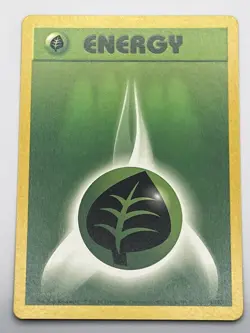 Pokemon Base Set COMMON Grass Energy 99/102 - Near Mint (NM) Condition - Image 1