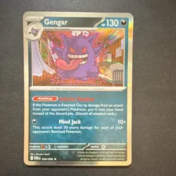 Pokemon TCG Gengar 50/88 Holo Eng Rare - Image 1