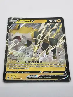 Pokemon TCG Boltund V Fusion Strike 103/264 Holo Ultra Rare - Image 2