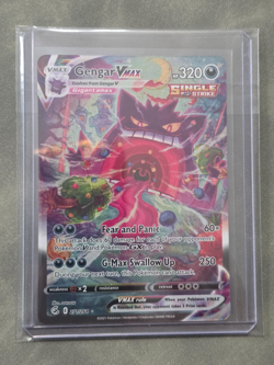 Gengar VMAX (Alternate Art Secret) 271/264 Swsh08: Fusion Strike MINT CLEAN CARD - Image 1