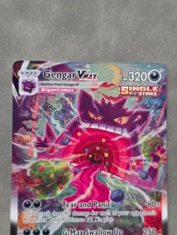 Gengar VMAX (Alternate Art Secret) 271/264 Swsh08: Fusion Strike MINT CLEAN CARD - Image 4