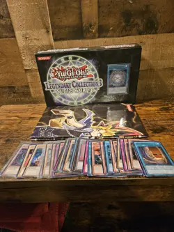Yu-Gi-Oh Legendary Collection 3: Yugi's World Opened. Box Board Card Lot 1st Ed - Image 1