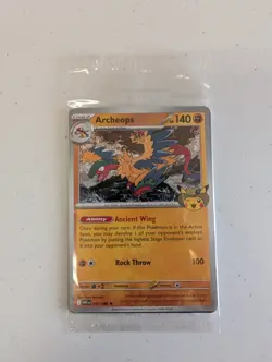 SEALED Field Museum Fossil Exhibit Archeops Pokemon Card - Image 1