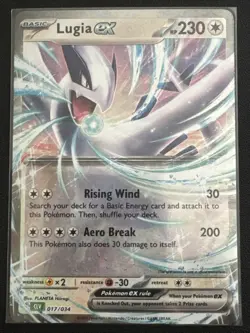 Pokemon TCG Lugia EX 017/034 Trading Card Game Classic Holo NM Condition - Image 1