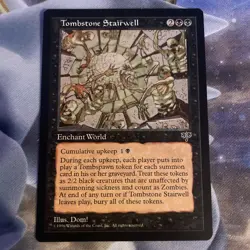 MTG Tombstone Stairwell Mirage Rare NM Near Mint Magic the Gathering Card - Image 1