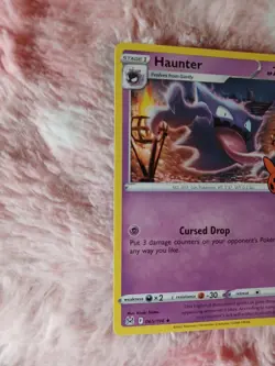 Pokemon Haunter 065/196 Trick or Trade BOOster Card 2023 Halloween Pumpkin Stamp - Image 2