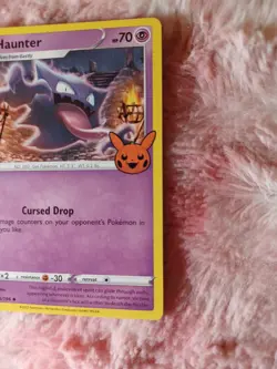 Pokemon Haunter 065/196 Trick or Trade BOOster Card 2023 Halloween Pumpkin Stamp - Image 3