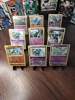 Pokemon TCG Golett And Golurk 9 Card Lot (3 Reverse Holos) - Image 1