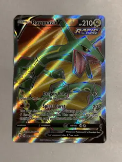 Pokemon Rayquaza V 192/203 Sword & Shield Evolving Skies Full Art Card Near Mint - Image 1