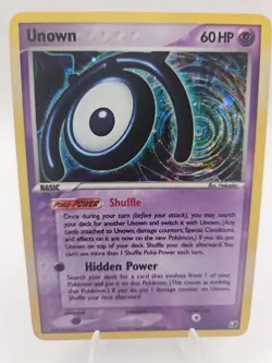 Pokemon Card - Unown (M) Unseen Forces M/28 Holo Rare M/28 - Image 1