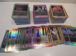 Union Arena UE01 BLEACH 137 Card Lot + 34 Holo Foil Thousand Year Blood War - Image 2