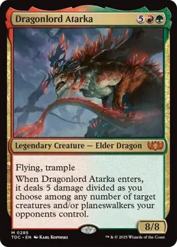MTG - Dragonlord Atarka - TDC 0285 - Tarkir Dragonstorm - Mythic - Magic - Image 1