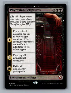 Phyrexian Scriptures #266 Commander March of the Machine Magic The Gathering MTG - Image 2