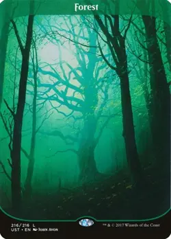 Forest - Extended Art Unstable NM MTG - Image 1