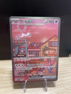 Pokemon Mew EX Black Star Promo TCG Card SVP053 151 - Image 1