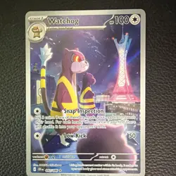 Watchog 097/086 Crown Zenith Full Art Holo Rare 100 HP English Pokemon TCG - Image 1