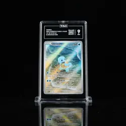 Pokemon TCG Squirtle Scarlet & Violet 151 Illustration Rare TAG 9 Mint - Image 1