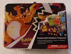 Pokemon Fall 2020 Collector's Chest Lunch Box Tin Charizard (FACTORY SEALED) - Image 1