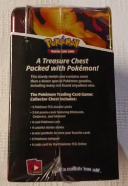 Pokemon Fall 2020 Collector's Chest Lunch Box Tin Charizard (FACTORY SEALED) - Image 4