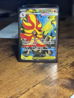 Pokemon Mega Evolution: Chaos Rising Mega Pyroar EX Full Art 099/086 NM - Image 1