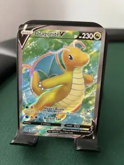 Dragonite V (Full Art) 076/078 Pokemon GO Holo - Image 1