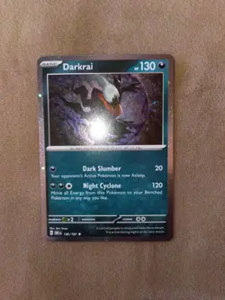 Pokemon Obsidian Flames - Darkrai - 136/197 - Cosmos Holo Promo Swirl 🌀 - Image 1