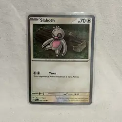 Pokemon Slakoth Vigoroth Slaking Cosmo Holos Paldea Evolved - NM - Image 2