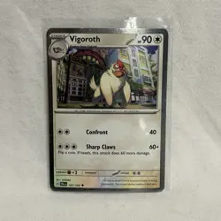 Pokemon Slakoth Vigoroth Slaking Cosmo Holos Paldea Evolved - NM - Image 4