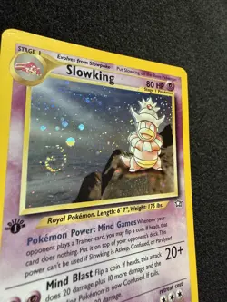Pokemon Slowking 1st Edition Holo Rare Neo Genesis 14/111 LP *swirl🌀 - Image 2