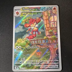 Simisear 100/086 Holo Illustration Rare White Flare Pokemon Near Mint - Image 1