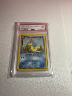 First Edition 2002 Pokemon Neo Destiny 32/105 Dark Croconaw PSA Mint 9 - Image 1