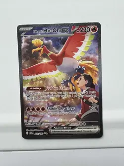Pokemon TCG Ethan's Ho-Oh EX Sir 230/182 Destined Rivals - Image 1