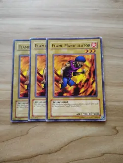 Yu-Gi-Oh! - Flame Manipulator 3X - Full Playset - Image 1
