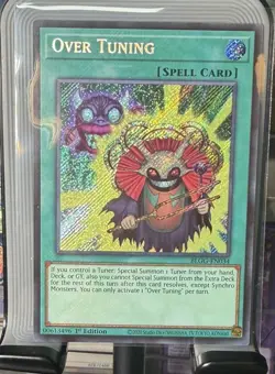 Over Tuning BLGG-EN034 Secret Rare Yugioh Battles Of Legend Glorious Gallery - Image 2