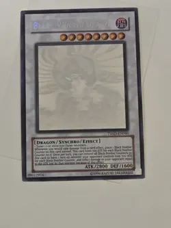 Yugioh Black-Winged Dragon GHOST rare! THSD Unlimited Edition - Image 1
