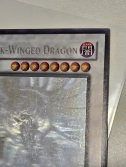 Yugioh Black-Winged Dragon GHOST rare! THSD Unlimited Edition - Image 3