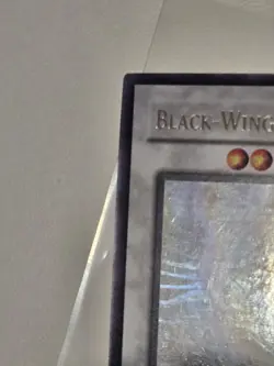 Yugioh Black-Winged Dragon GHOST rare! THSD Unlimited Edition - Image 4