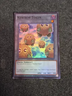 YuGiOh Kuriboh Token OP30-EN027 super rare nm in hand - Image 1