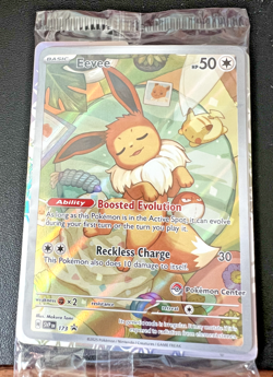 SEALED Eevee 173 Promo Prismatic Evolutions Pokemon Center Exclusive - Image 1