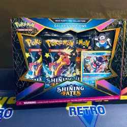 Pokemon TCG Shining Fates Mad Party Pin Collections Set of 4 Factory Sealed - Image 5