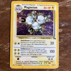Magneton 11/62 Holo - Fossil - Pokemon TCG - Image 1
