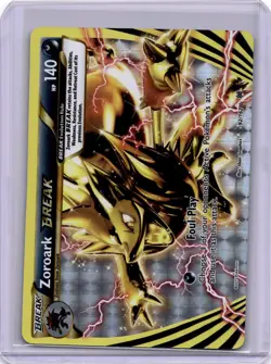 Pokemon Zoroark BREAK Rare BREAK XY - BREAKthrough 92/162 NM - Image 1