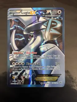 Pokemon TCG B&W Plasma Storm Lugia EX 134/135 Full Art Holo - Image 2
