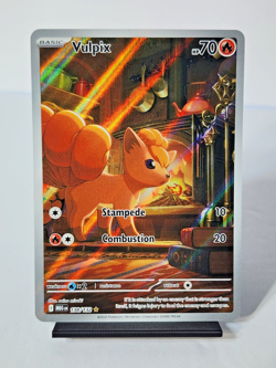 Pokemon TCG: Vulpix 138/132 ME01: Mega Evolution - Illustration Rare - Image 1