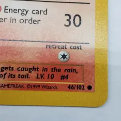 1999 Pokemon Charmander Base Set #46/102 (x3) pokemon - Image 5