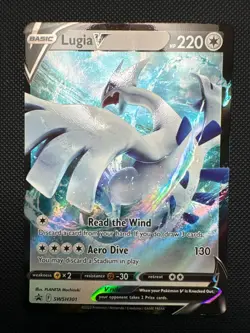 Lugia V SWSH301 Promo Sword & Shield Black Star Promo NM Pokemon TCG - Image 1